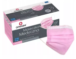 Maseczka ochronna różowa 50szt