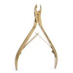 [C12] Cążki do skórek złote matowe 5mm