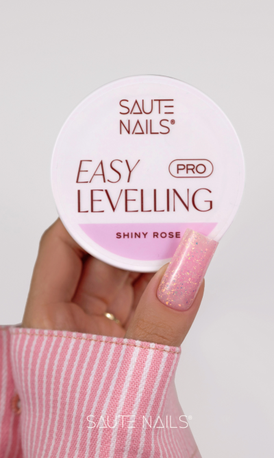 Żel budujący Easy Levelling PRO Shiny Rose 50g