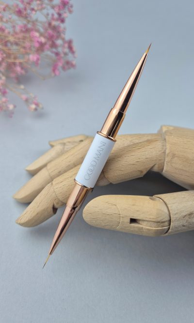 Pędzel cienki podwójny duoPRO #3 liner 5mm + 9mm