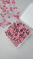 MINI Pink #240 – różowe nakładki / opaski ścierne do manicure na mandrel (100szt)